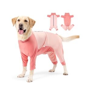 Etdane Recovery Suit‎ for Dogs Surgery Spay Neuter Pink XL Dog Body Suit